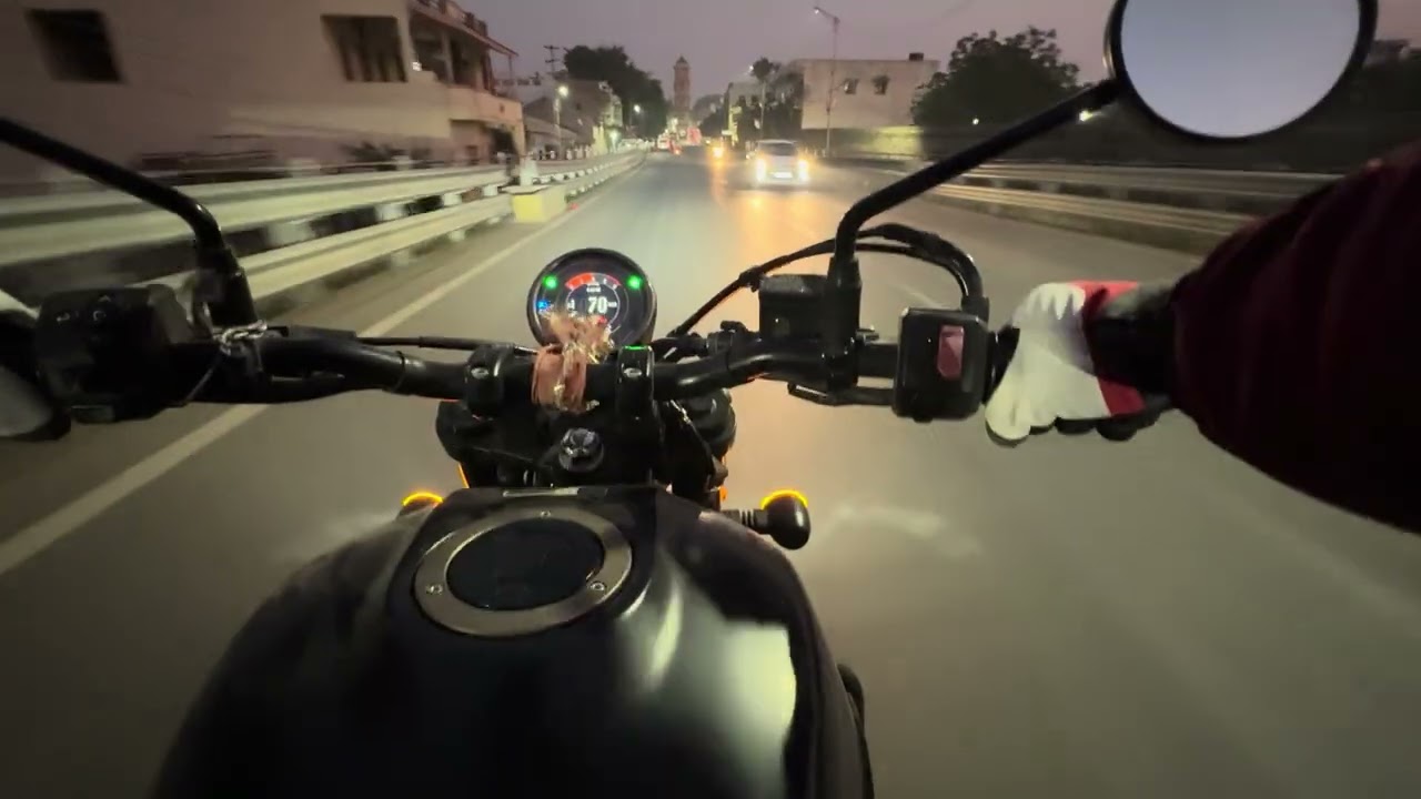 Morning ride in Surendranagar city | Makson circle to 80 feet road 