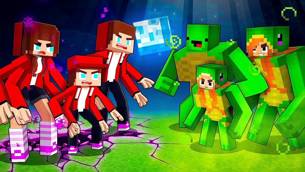 JJ ENDERMAN vs Mikey ZOMBIE - Maizen Minecraft Animation