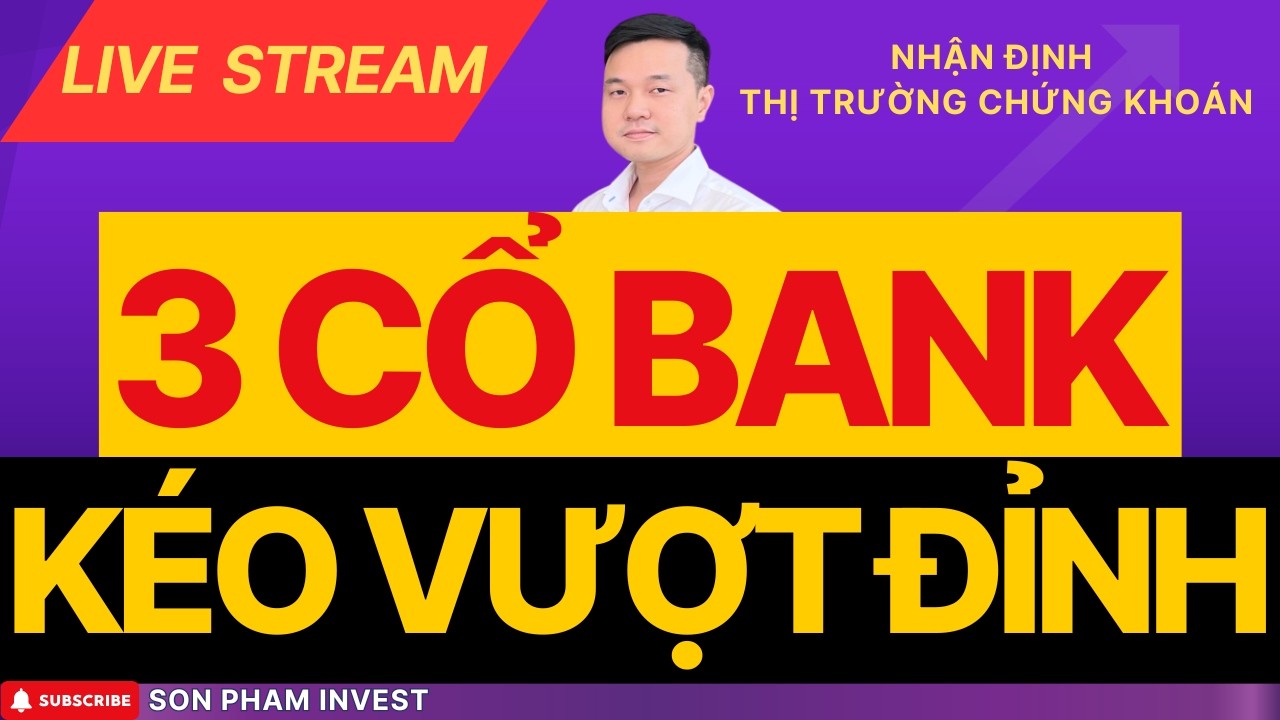 🔴3 CỔ PHIẾU NGÂN HÀNG KÉO VNINDEX VƯỢT ĐỈNH - 1.900 - CƠ HỘI SINH RA TỪ KHỦNG HOẢNG