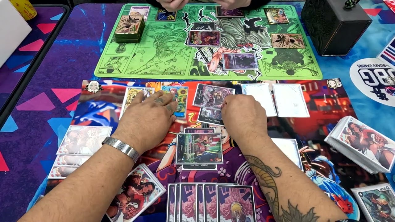 One Piece TCG: Usopp vs (Red/Purple) Luffy! Store Treasure Cup. Round 1. (EB02)