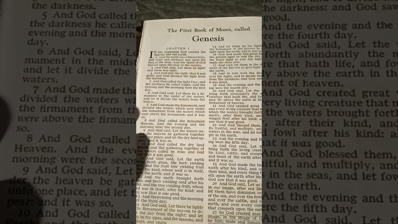 KJV Genesis Chapter 1 Verse 1
