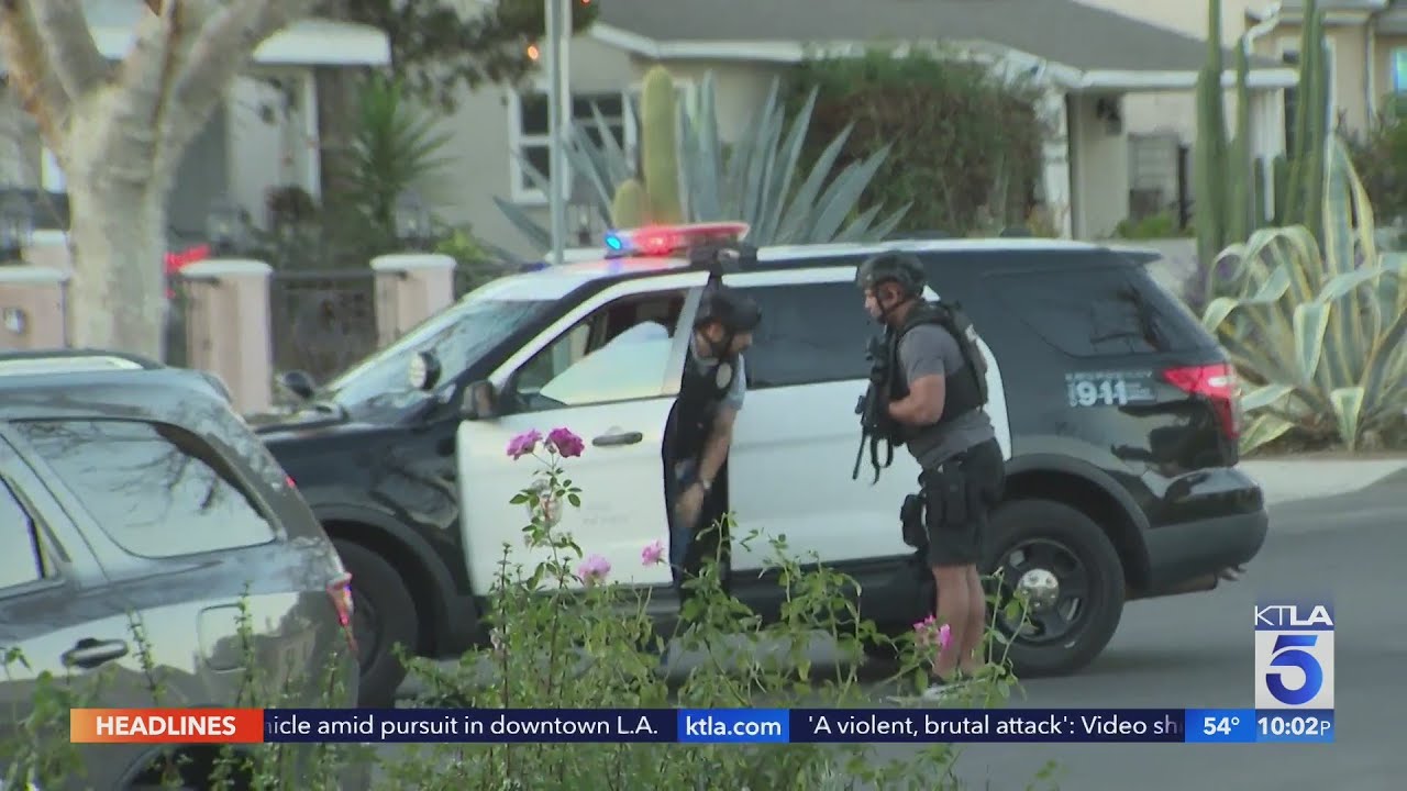 Murder suspect caught after standoff with police in North Hollywood