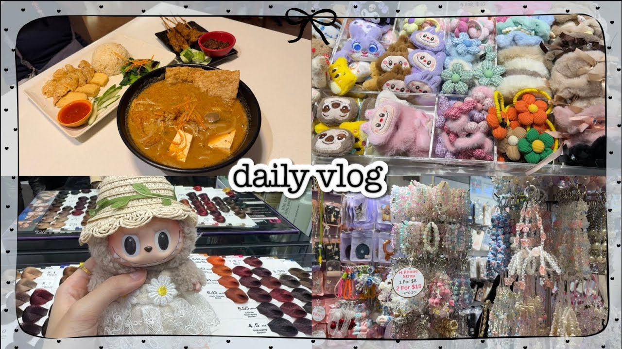 Daily vlog | Trip to hair salon, Chinese New Year shopping
