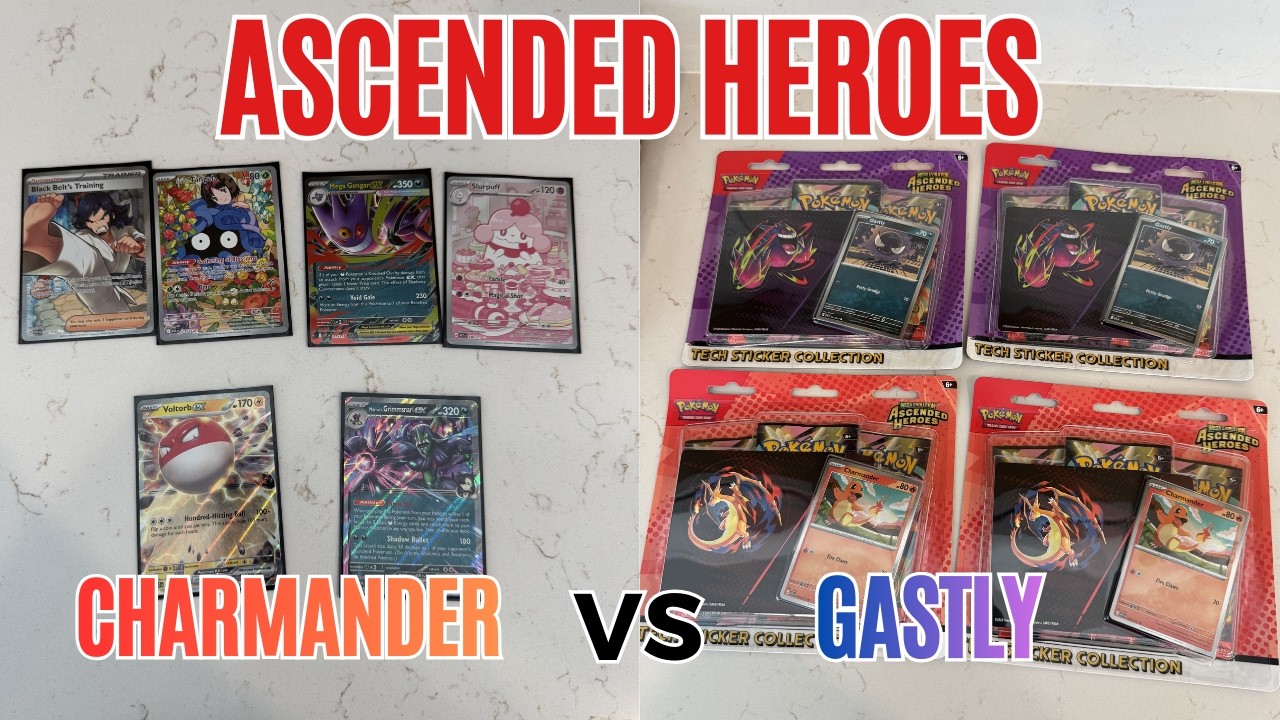 Ripping Pokemon Ascended Heroes (Gastly vs Charmander)
