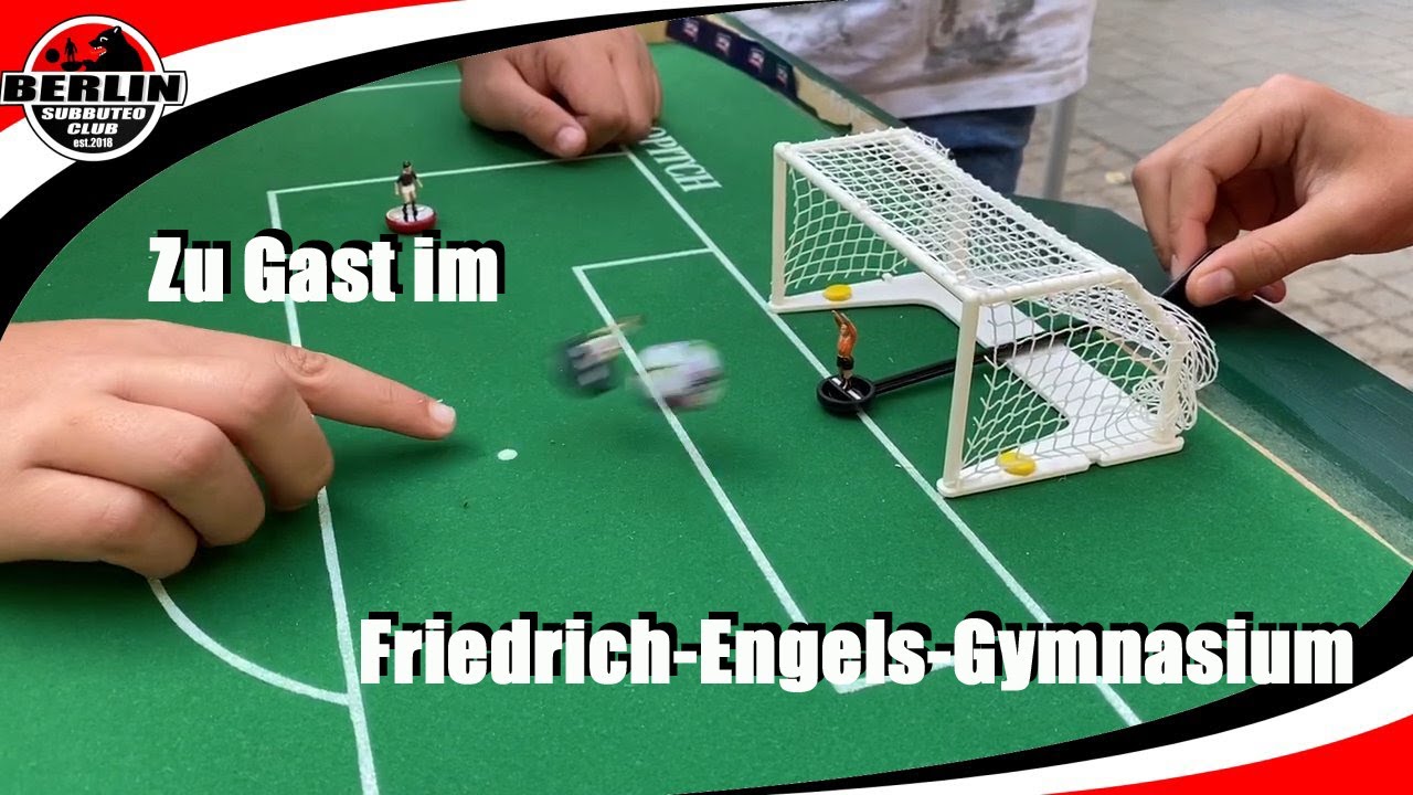 Subbuteo Club Berlin zu Gast im Friedrich-Engels-Gymnasium