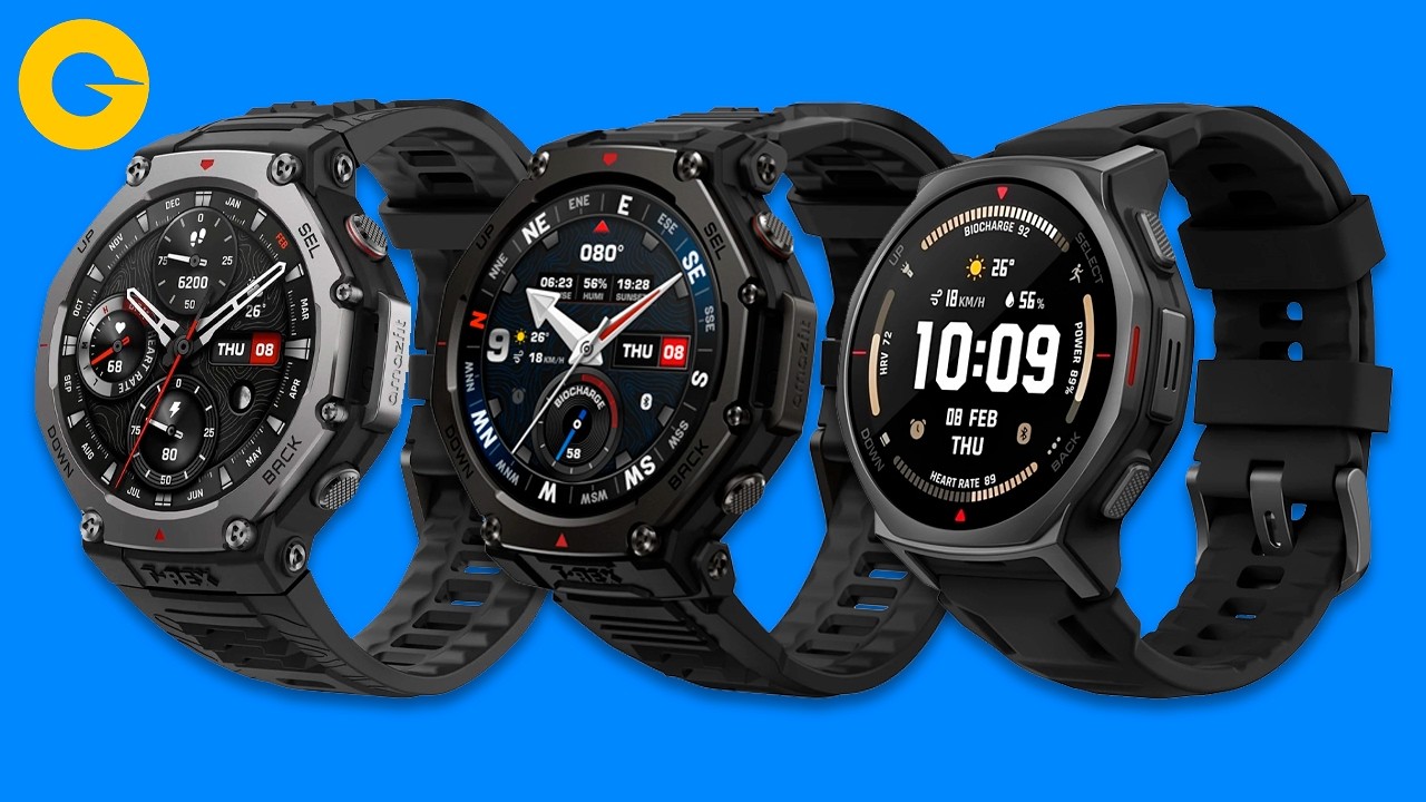 Comparativo: AMAZFIT T-REX 3 vs T-REX 3 PRO 48MM vs T-REX 3 PRO 44MM - Qual vale mais a pena?