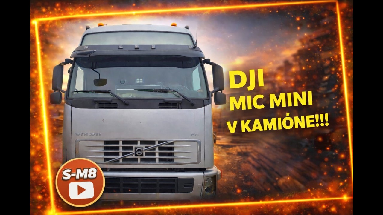 DJI MIC MINI,testovanie v kamióne!!!