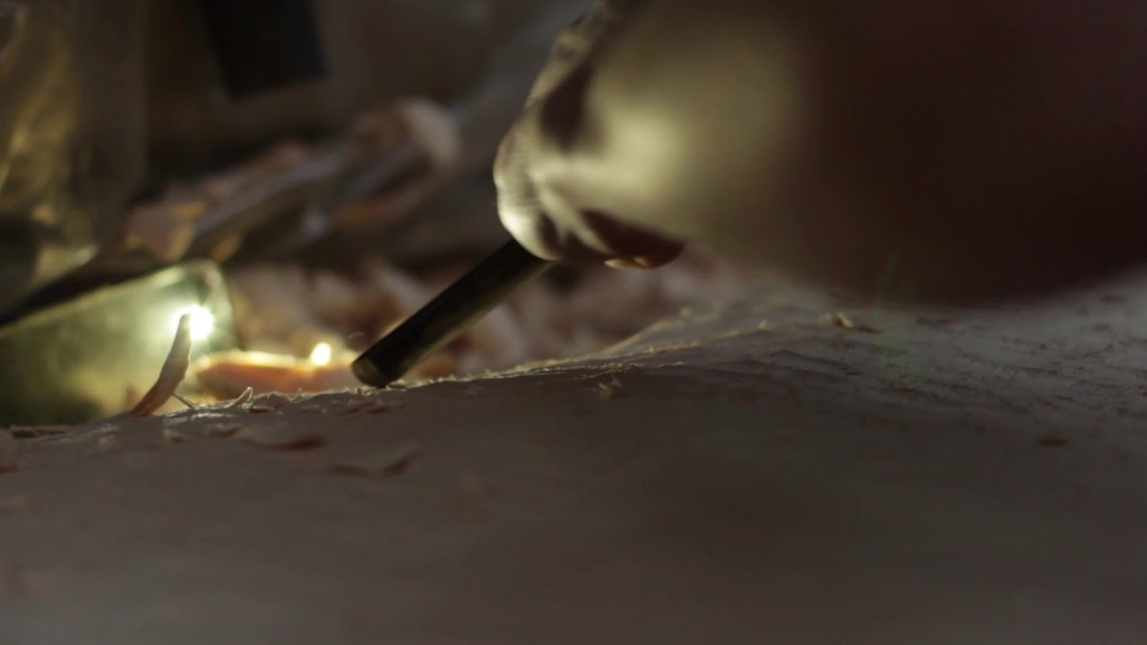 Carving a cello top - Roughing
