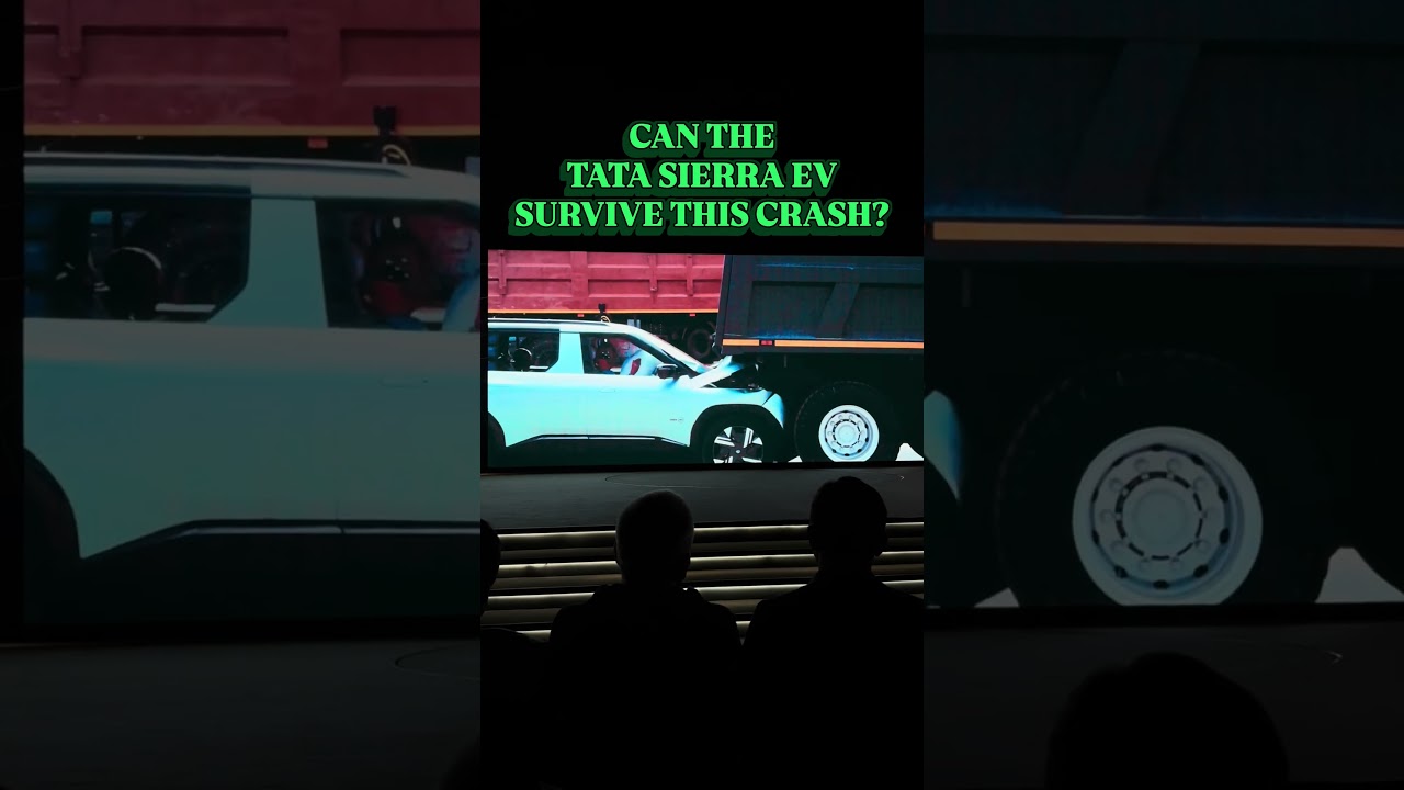 Tata Sierra EV Crash Test Revealed | Tata Sierra EV Undergoes Crash Test