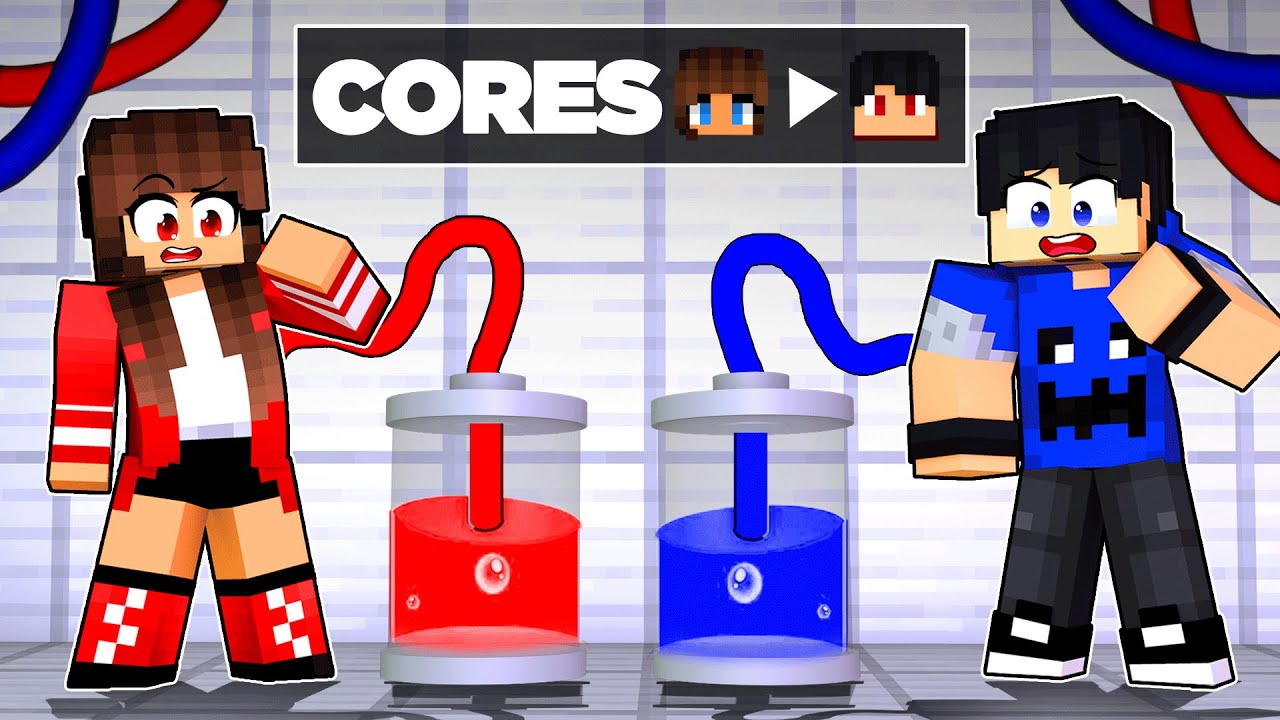 NOSSAS CORES SÃO TROCADAS no Minecraft ◂Miika▸