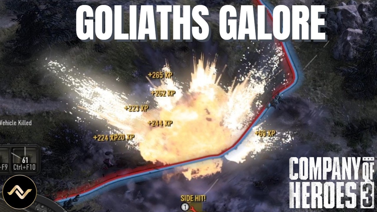 GOLIATHS GALORE | Company of Heroes 3 - DAK 4v4 Gameplay