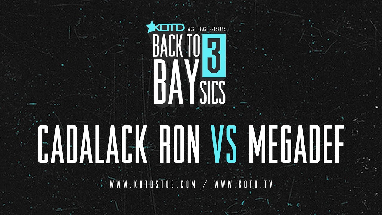 KOTD - Rap Battle - Cadalack Ron vs Megadef | #GZ