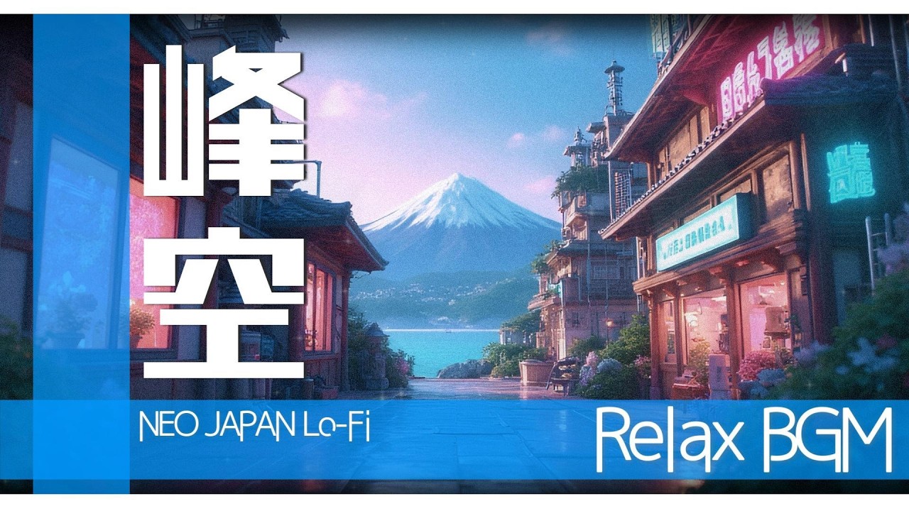 Japanese Lofi Mix for Study & Work | 峰空 | NEO JAPAN Lo-Fi