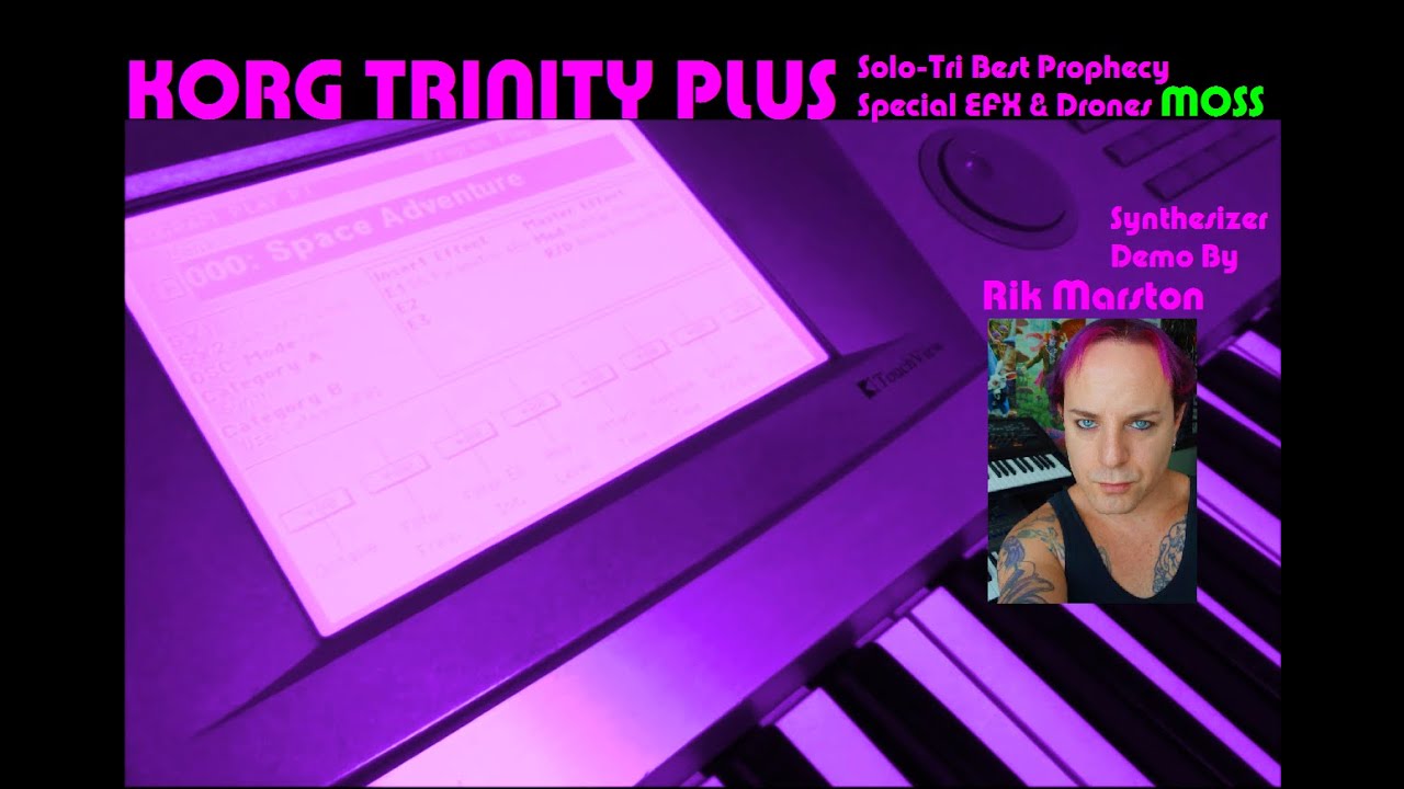 Korg Trinity Plus Solo-Tri Best Prophecy Special EFX & Drones Synthesizer MOSS