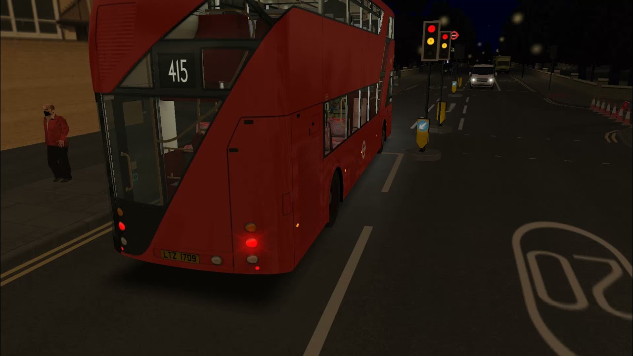 OMSI 2: Route 415 - Tulse Hill to Bricklayer's Arms, New Kent Road, Map - Add-On London