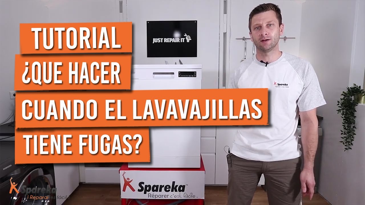 ¿Qué hacer cuando el lavavajillas tiene fugas?