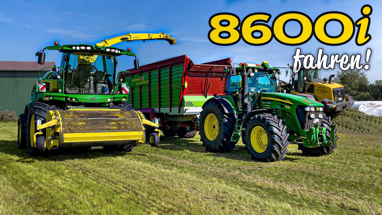 Let's Drive John Deere 8600i🤩 | Häckseln 2021 | Bauer Struck