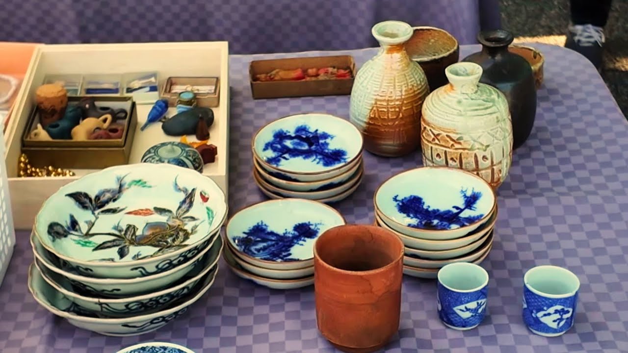 「4K」Toji Temple, Kyoto, Japan Antique Market Shopping vlog| 日本京都 東寺20240505