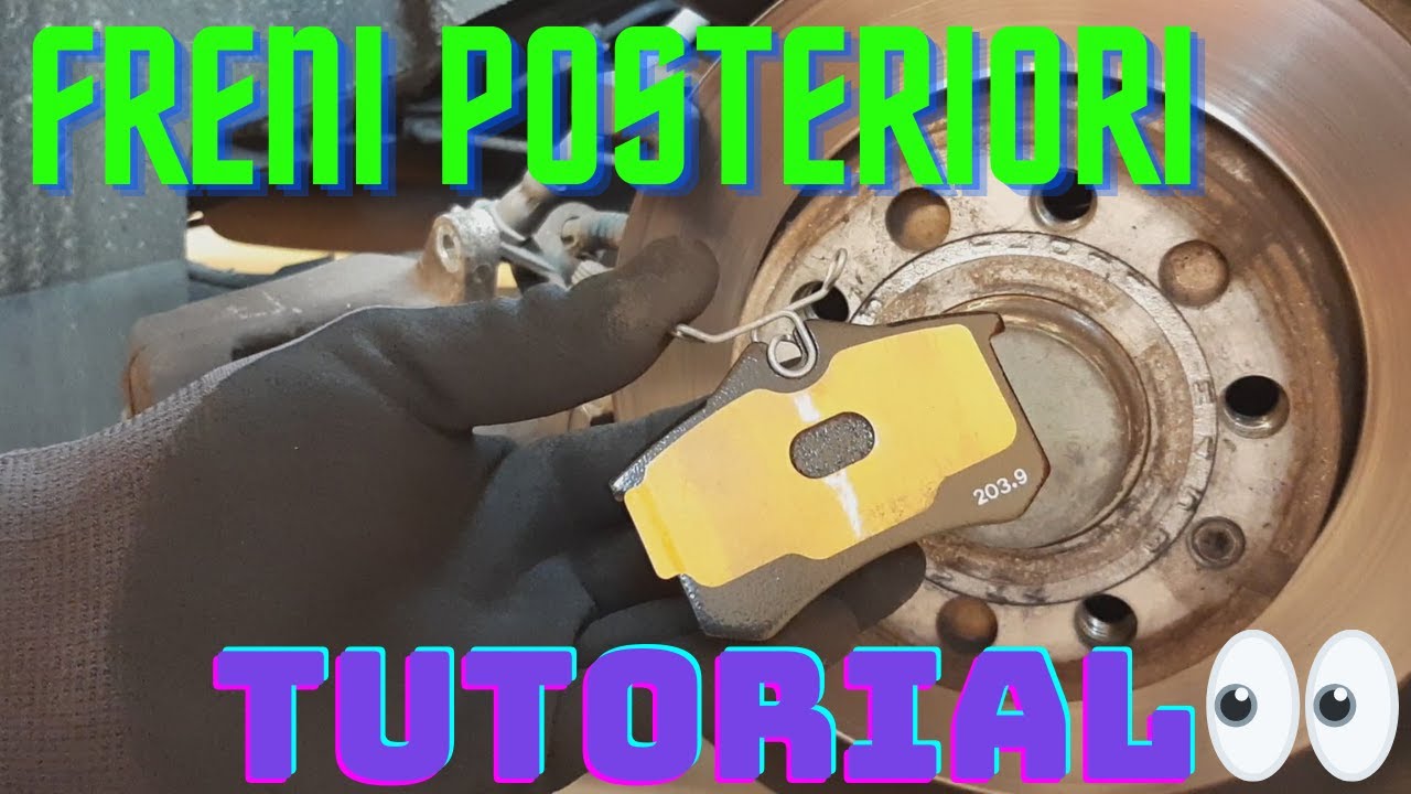 SOSTITUZIONE PASTIGLIE POSTERIORI VOLKSWAGEN GOLF 6 (