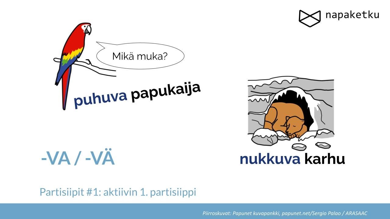 Partisiipit #1: VA-partisiippi