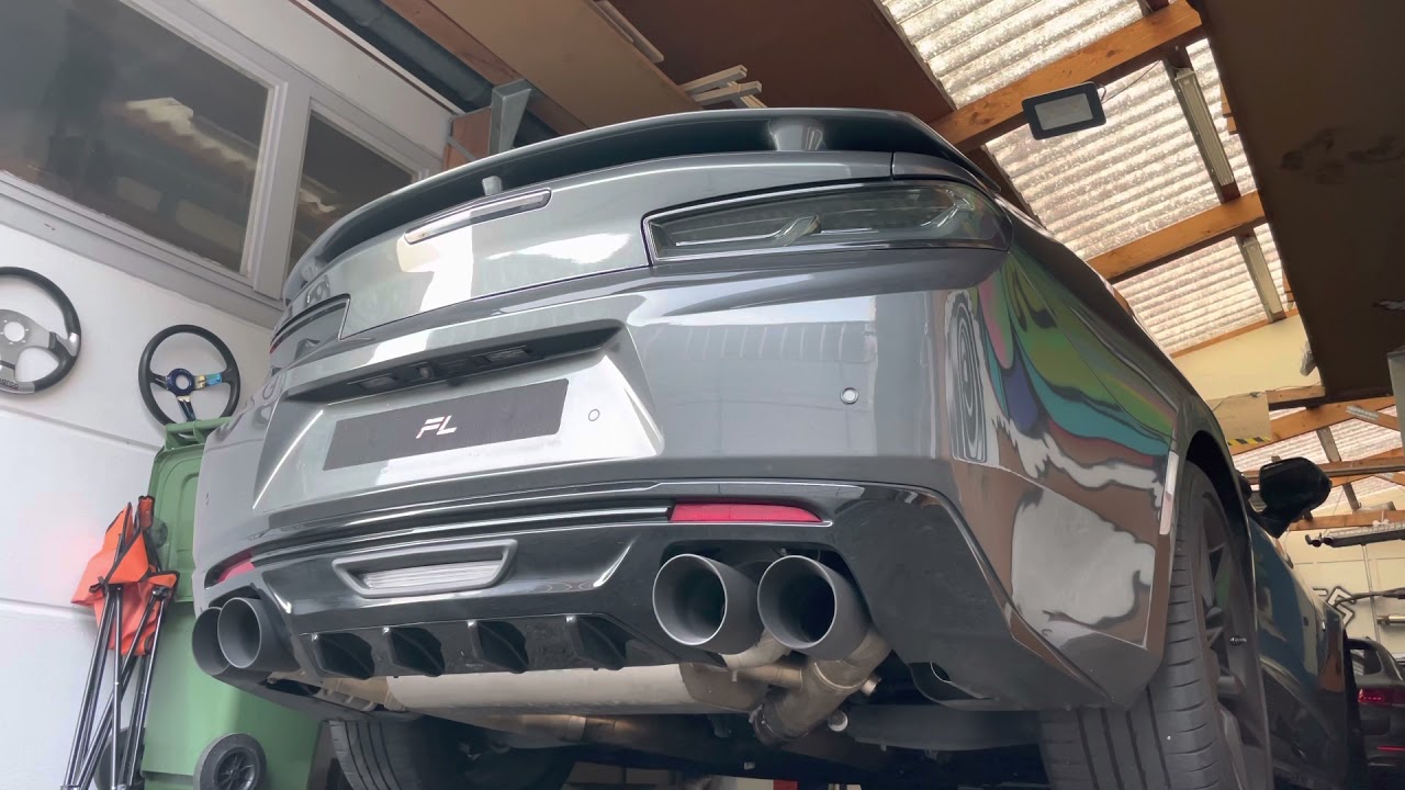 Grail Exhaust 3.5 Zoll Chevrolet Camaro 6.2 v8 Cold Start Kalt Start