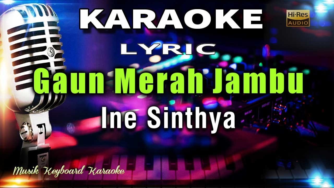 Gaun Merah Jambu Karaoke Tanpa Vokal