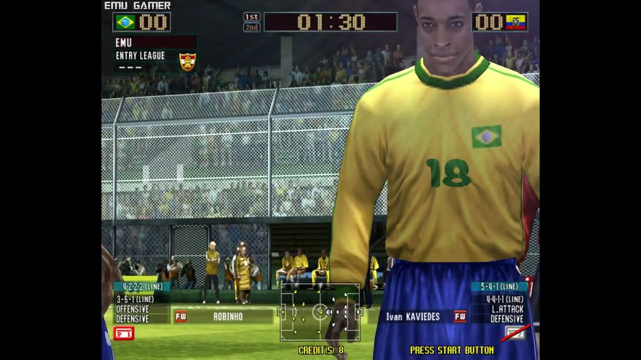 Virtua Striker 4 Ver. 2006 (Triforce) - Gameplay (Teknoparrot)