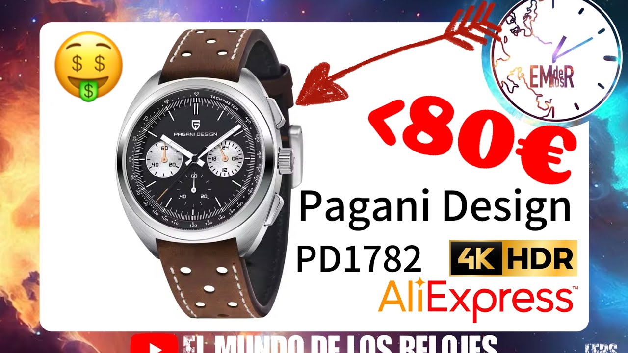 Mi MEJOR PAGANI || Reloj Pagani Design PD1782 / El Cronógrafo con MECA-QUARTZ por menos de 100€