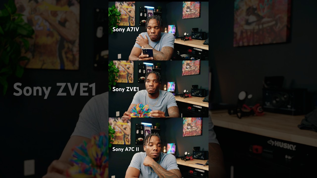 Sony ZVE1 vs Sony A7IV vs Sony A7C II #sonyalpha #cameratest