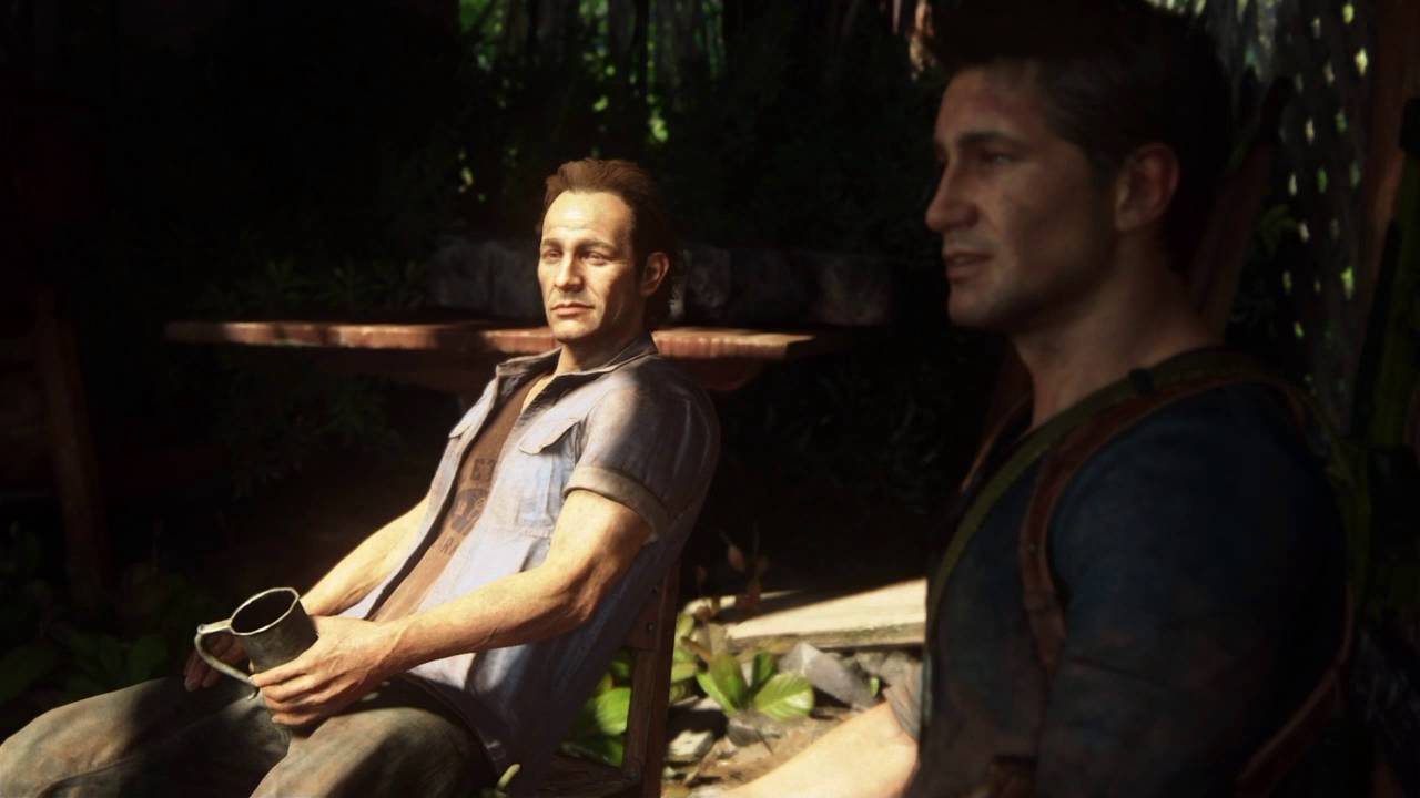 Uncharted 4: Funny sword moment with Sam. Drake & Sam discuss life.