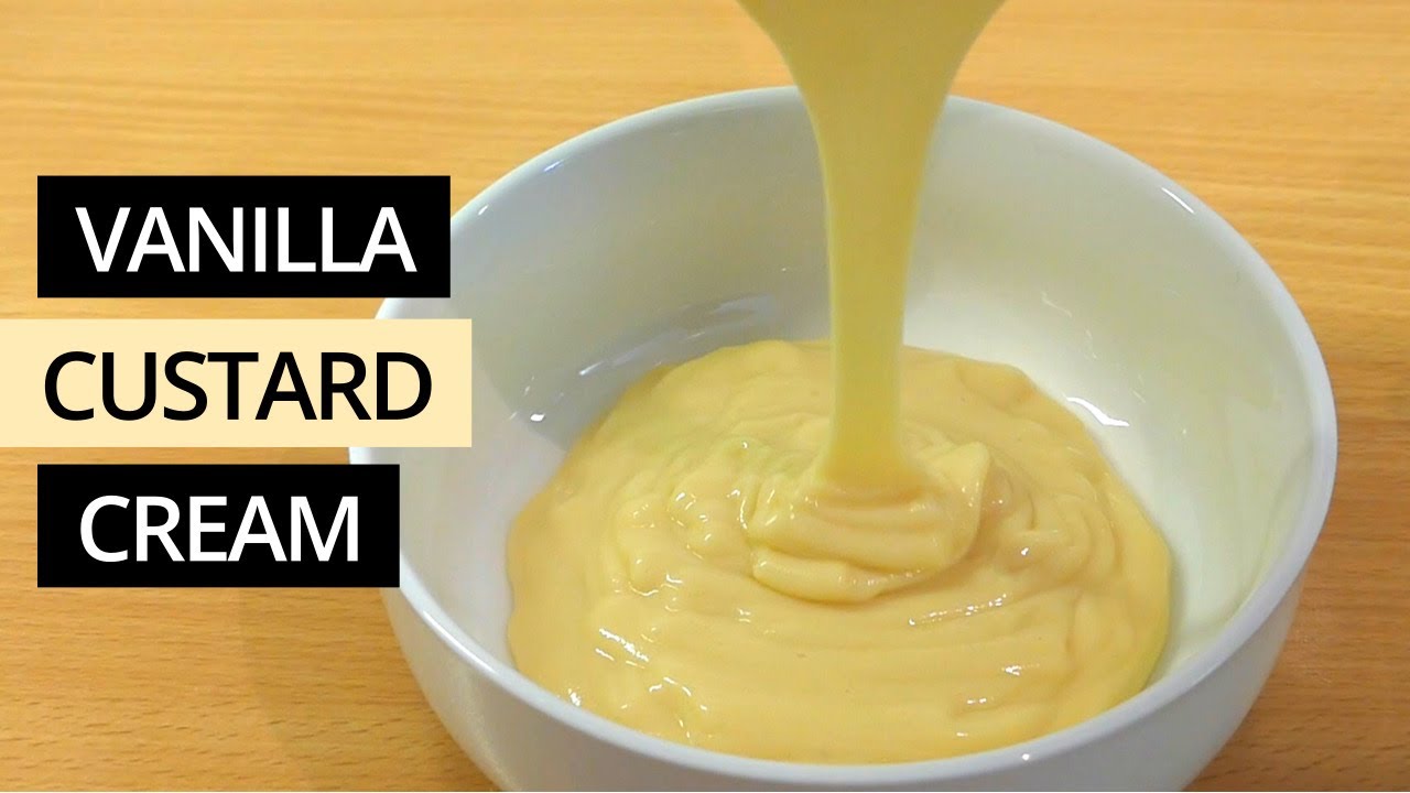 Easy Custard cream | Vanilla pastry cream filling | Vanilla custard cream