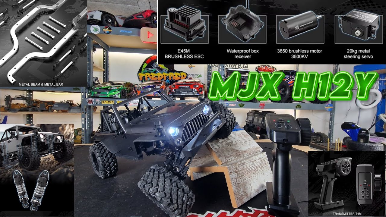 🔥 Unboxing Crawler MJX H12Y  1/12 - 160€ Full Métal & Brushless ! Une PURE DINGUERIE 😱🚀