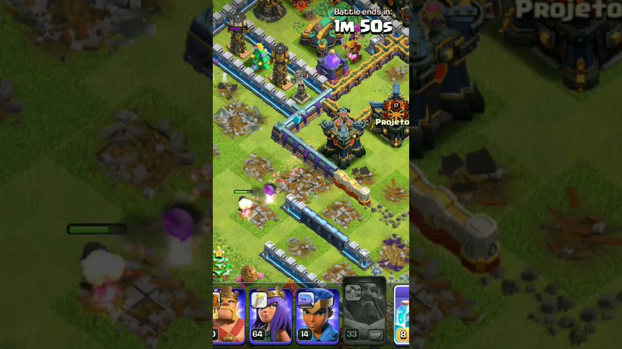 max archer tower 🆚 party wizard 😁