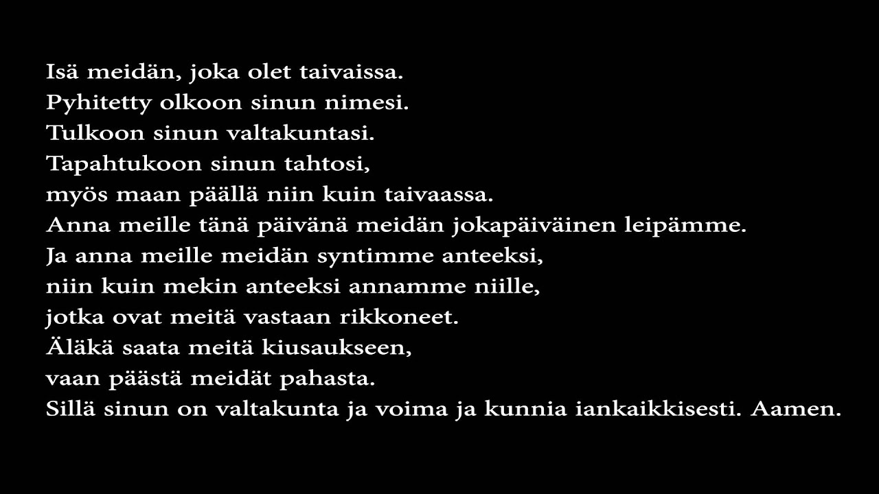 Isä meidän -rukous