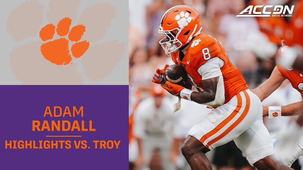 Clemson RB Adam Randall Highlights vs. Troy