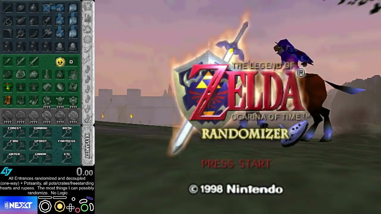 Ocarina of Time Potsanity + All Entrances Randomizer - September 24th 2022