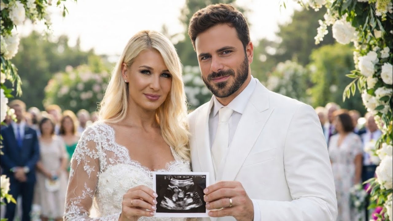 Stjepan Hauser Wedding Surprise: Holding Our First Baby Scan
