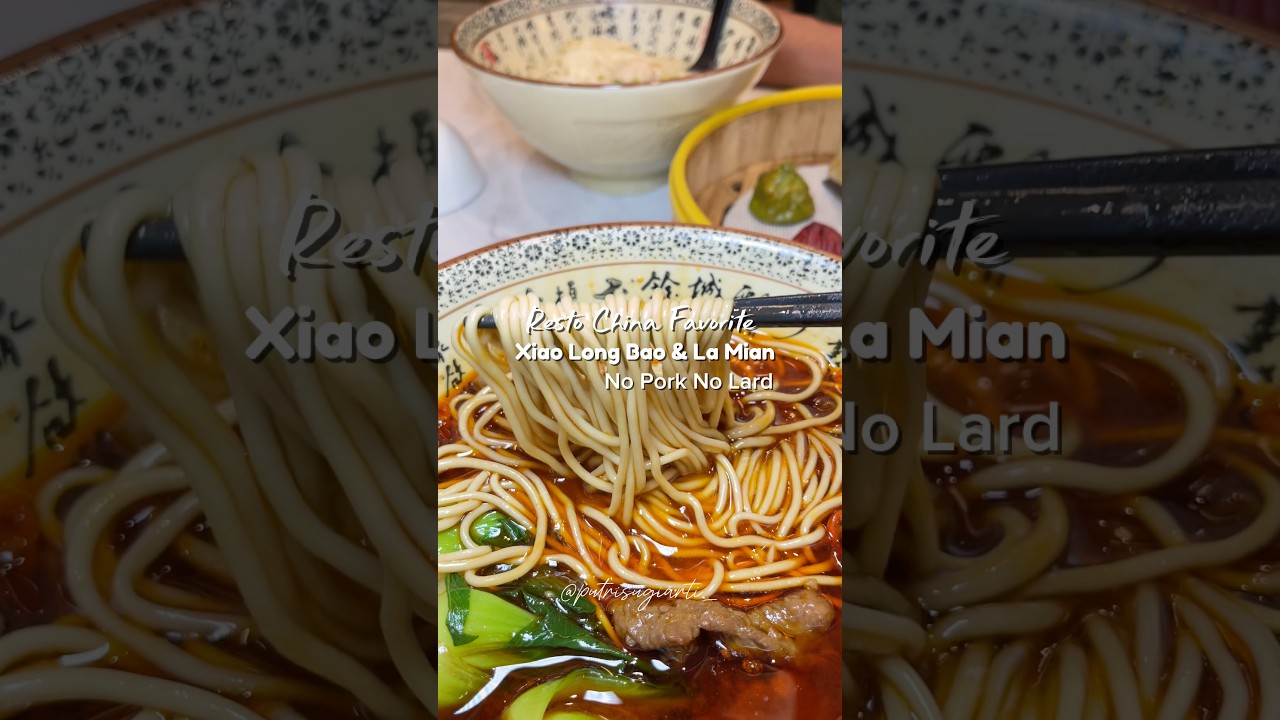 RESTO CHINA MEWAH DI BSD, NO PORK NO LARD‼️🥟✨ 