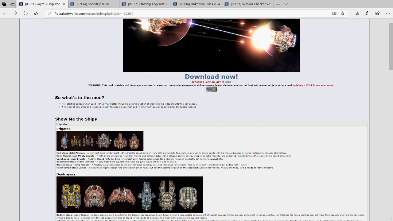 Starsector Mods