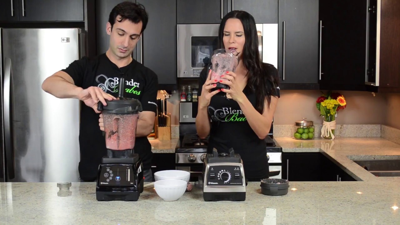 Контейнер Vitamix Blend-Off! 64 унции против 32 унций. Приготовление мороженого.