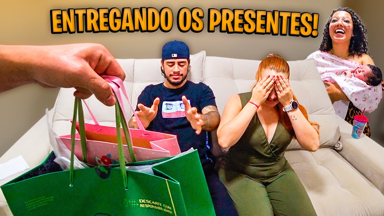 SURPREENDI O AVELINO E A BRENDA COM PRESENTES PRA ISABELA❤️