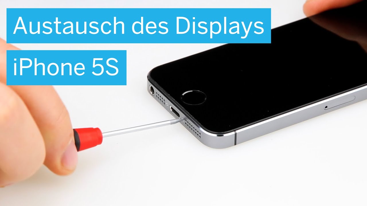 iPhone 5s – Display wechseln [inkl. Rückbau]