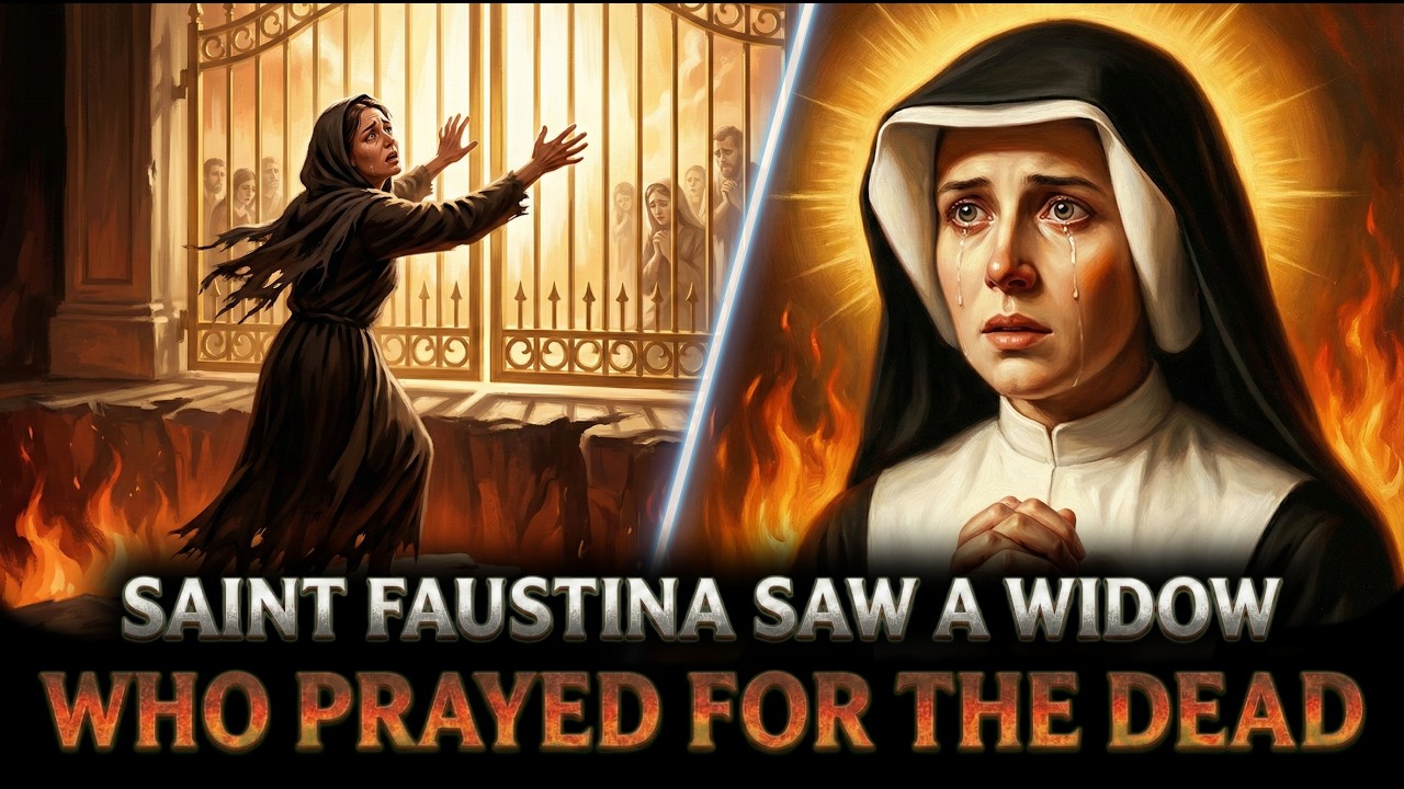 Saint Faustina Saw a Widow Who Prayed for the Dead — Abandoned at the Gates of Heaven!