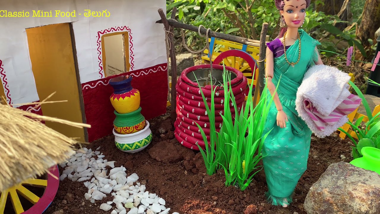 Life of a Barbie -Telugu - Episode 1 |Morning Routine| Mini Cooking | Tiny Cooking|Mini Food Cooking