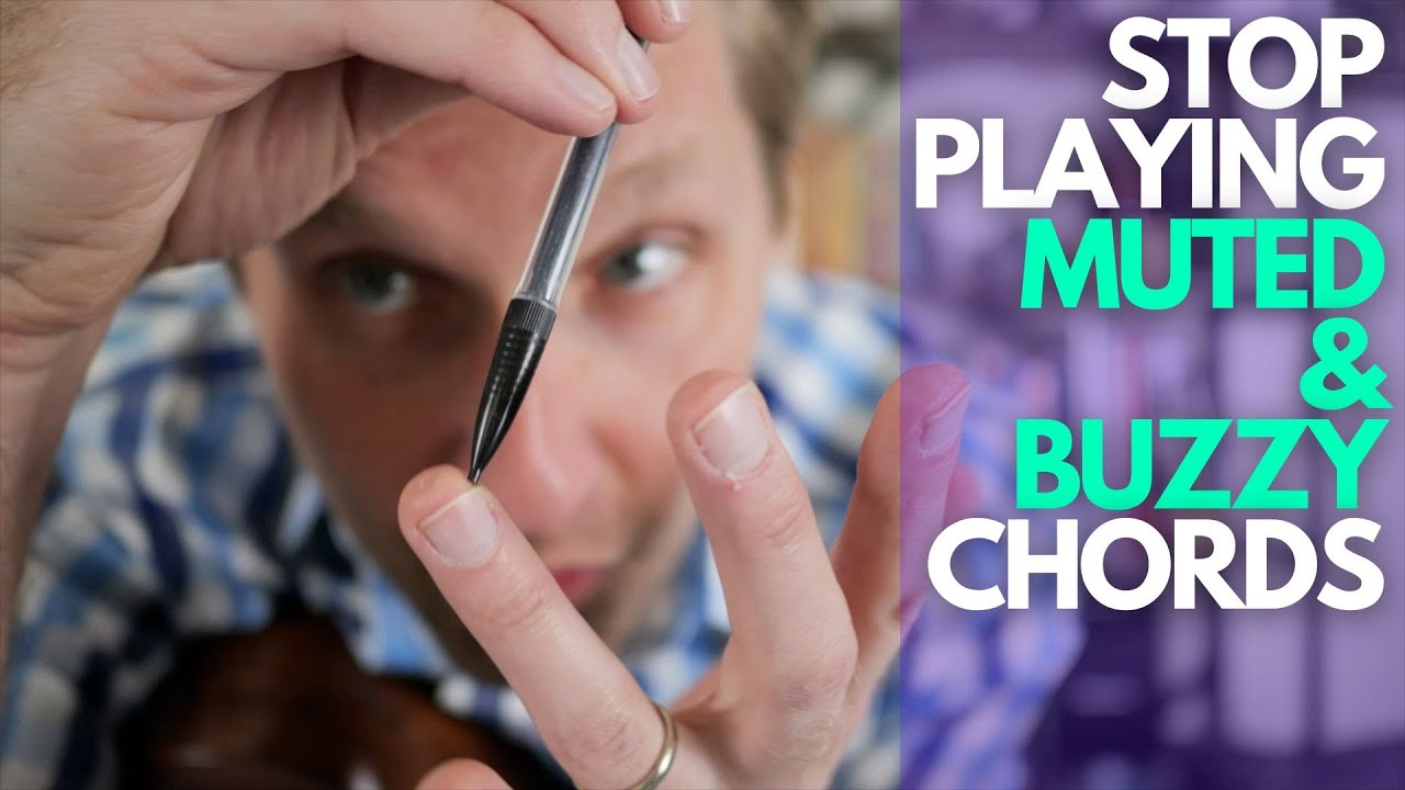 Stop Playing Muted & Buzzy Guitar Chords - Tiny Tuesday Tips with sTuart!
