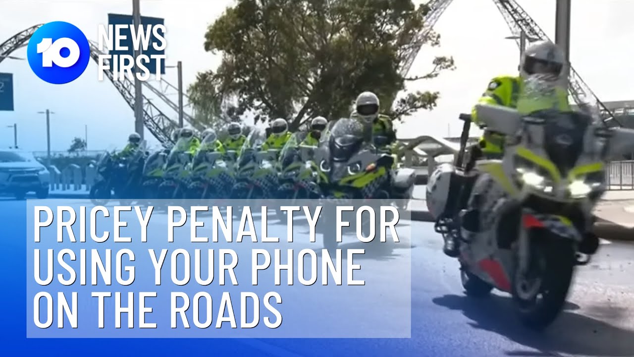 Fines For Using Phone While Driving Hit WA | 10 News First