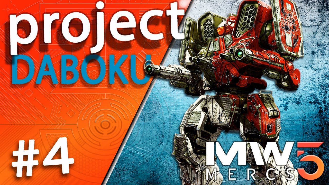 Mechwarrior 5 #4 Проект Daboku, обзор и сборка редкого меха Mauler.