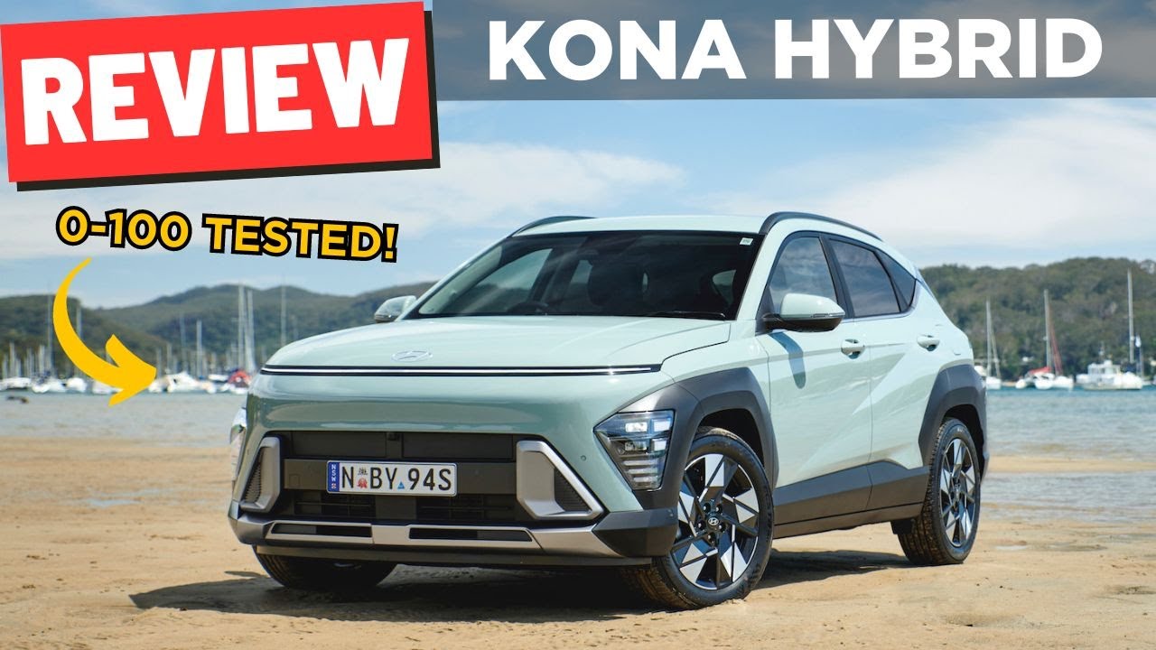 Обзор Hyundai Kona Hybrid 2024: разгон от 0 до 100 миль и тест-драйв