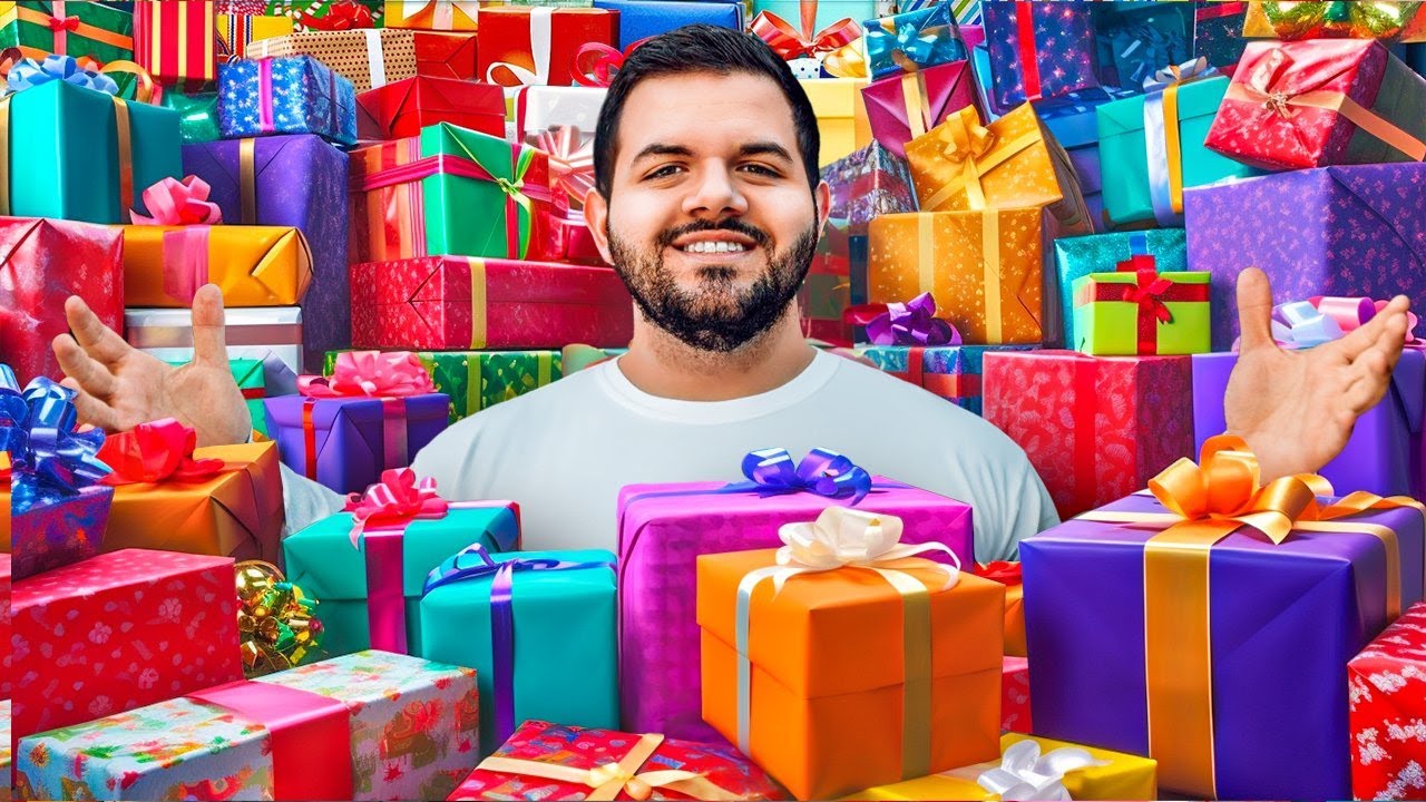 Surprising YouTubers With Holiday Gifts!