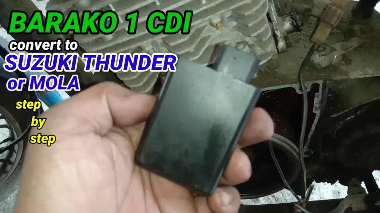 CDI CONVERSION, BARAKO 1 CDI to SUZUKI THUNDER or MOLA